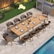 Option Updated Brown (10 people, rectangular)
