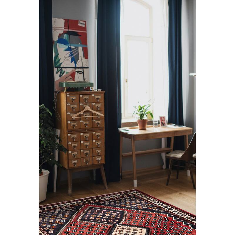 ECARPETGALLERY Hand-knotted Konya Anatolian Red Wool Rug - 5'3 x 6'7