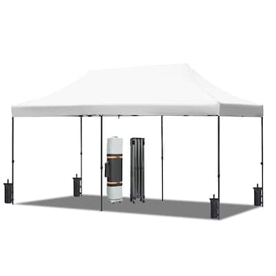 10x20 Heavy Duty Canopy Tent, UV Waterproof, 6 Sidewalls for Wedding