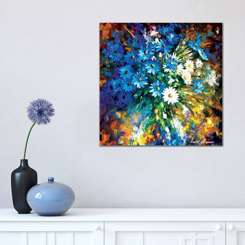 iCanvas "Bouqet Of Happiness" by Leonid Afremov Canvas Print - 18x18x1.5