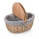 preview thumbnail 3 of 12, Picnic Time - Country Willow Picnic Basket - N/A