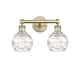 Option Antique Brass / Clear Deco Swirl
