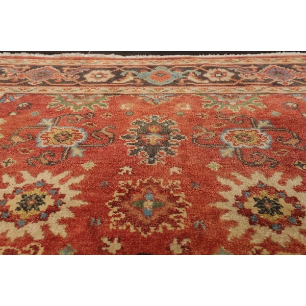 Genuine Hand Knotted Rust Color Silk Oriental Home Decor Rug Floor Mat 4'x6' 