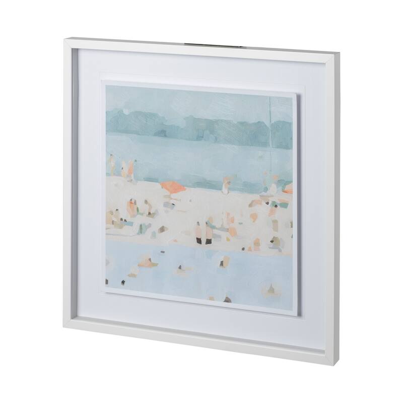 Sea Glass Sandbar II Framed Art Print