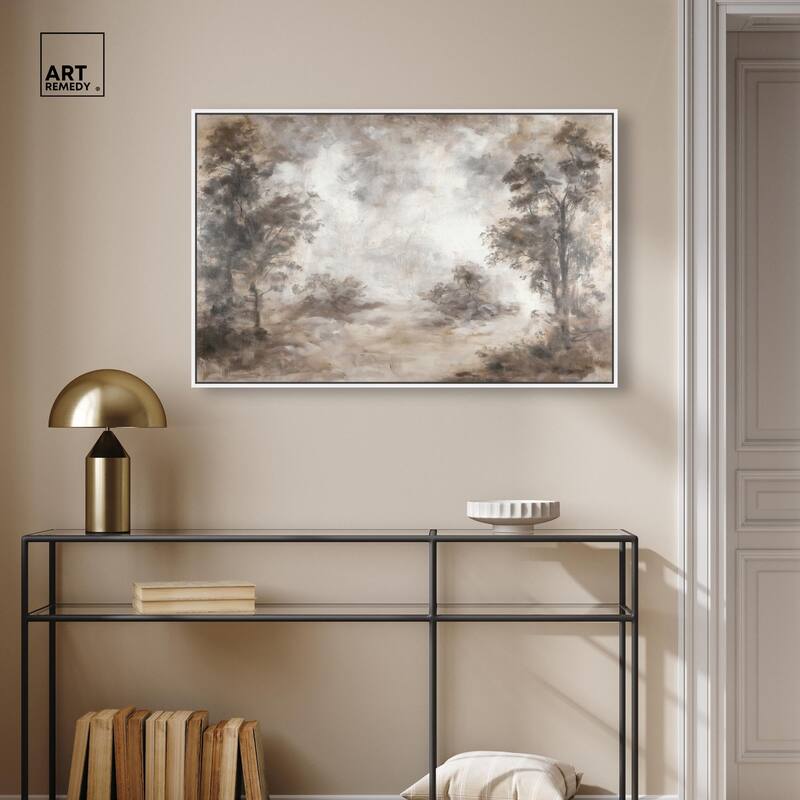 Veiled in Fog Canvas by Art Remedy