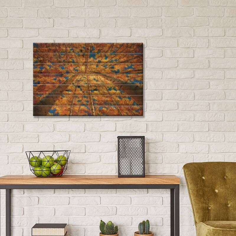 Ascension Print On Wood by Johnathan Harris - Multi-Color