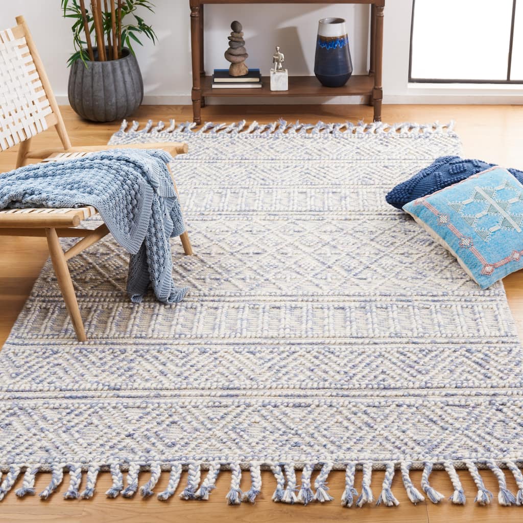 SAFAVIEH Handmade Natura Pamfilia Moroccan Boho Wool Rug