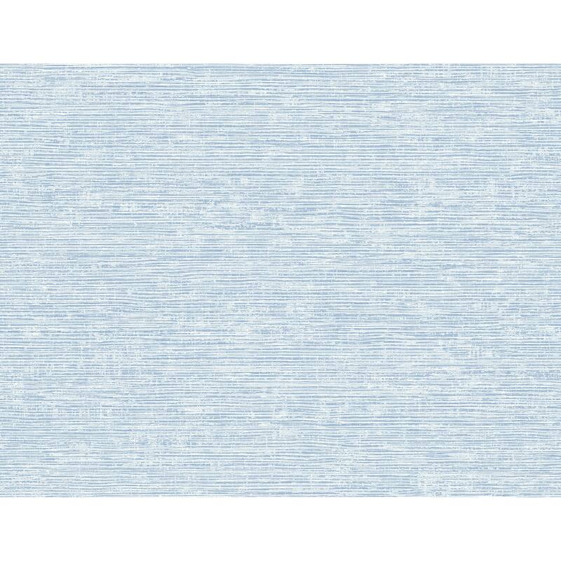 A-Street Prints Tiverton Sky Blue Faux Grasscloth Wallpaper
