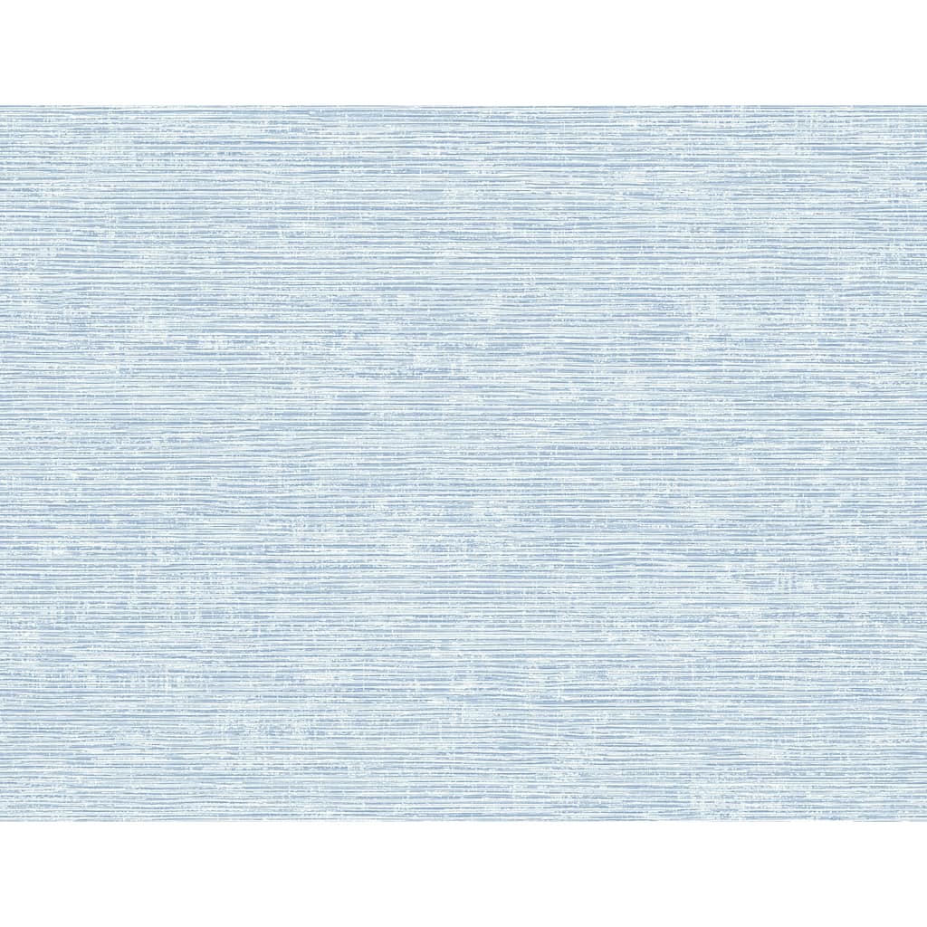 A-Street Prints Tiverton Sky Blue Faux Grasscloth Wallpaper