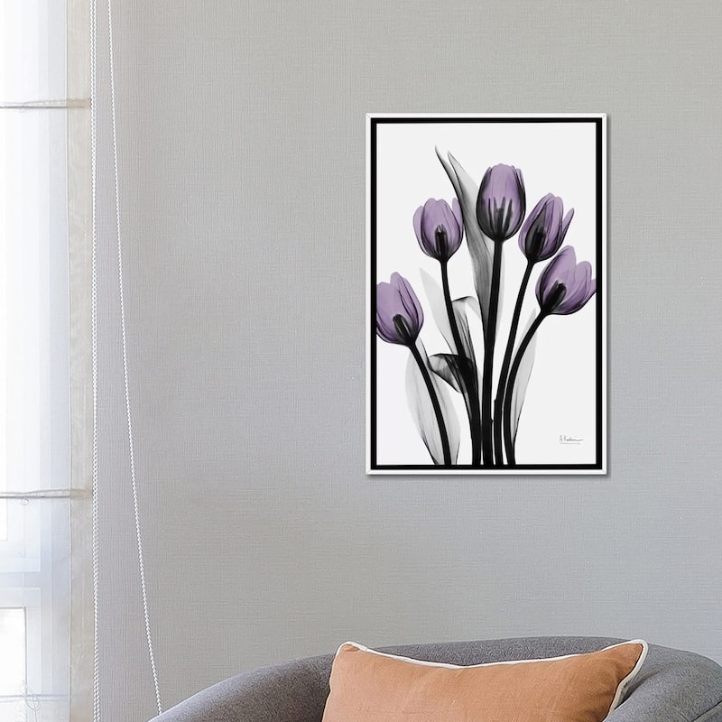 iCanvas "Five Tulips" by Albert Koetsier Framed Canvas Print