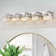preview thumbnail 55 of 93, 2/3/4/5 Light Bathroom Vanity Light Wall Sconce with Crystal Shade 35.4 - Chrome