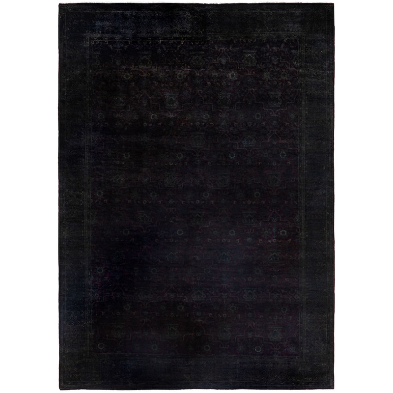 Overdyed One-of-a-Kind Hand-Knotted Area Rug - Gray - 6' 0" x 8' 5"