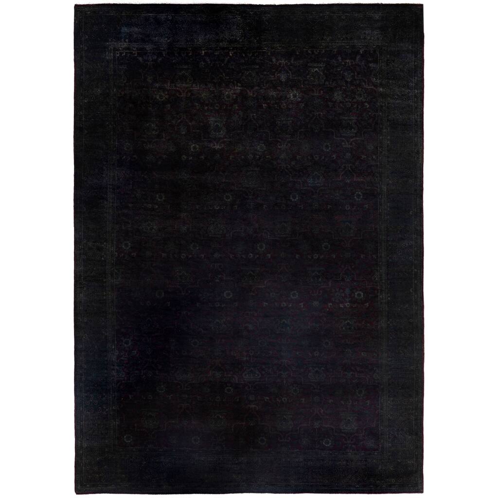 Overdyed One-of-a-Kind Hand-Knotted Area Rug - Gray - 6' 0" x 8' 5"