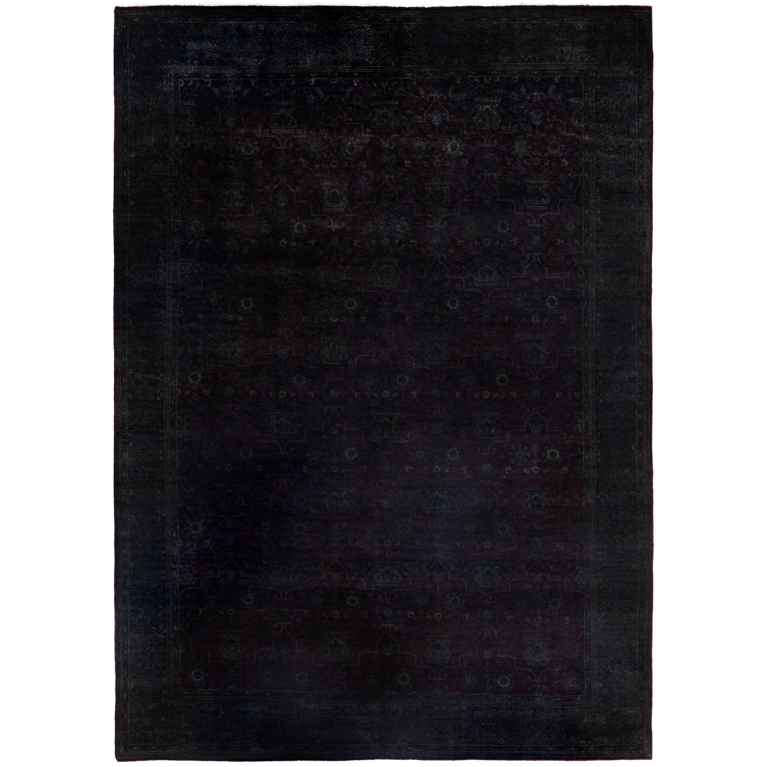 Overdyed One-of-a-Kind Hand-Knotted Area Rug - Gray - 6' 0" x 8' 5"