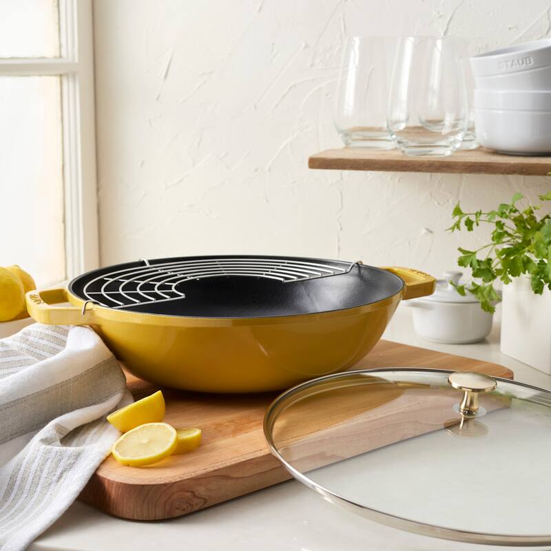STAUB Cast Iron 4.5-qt Perfect Pan