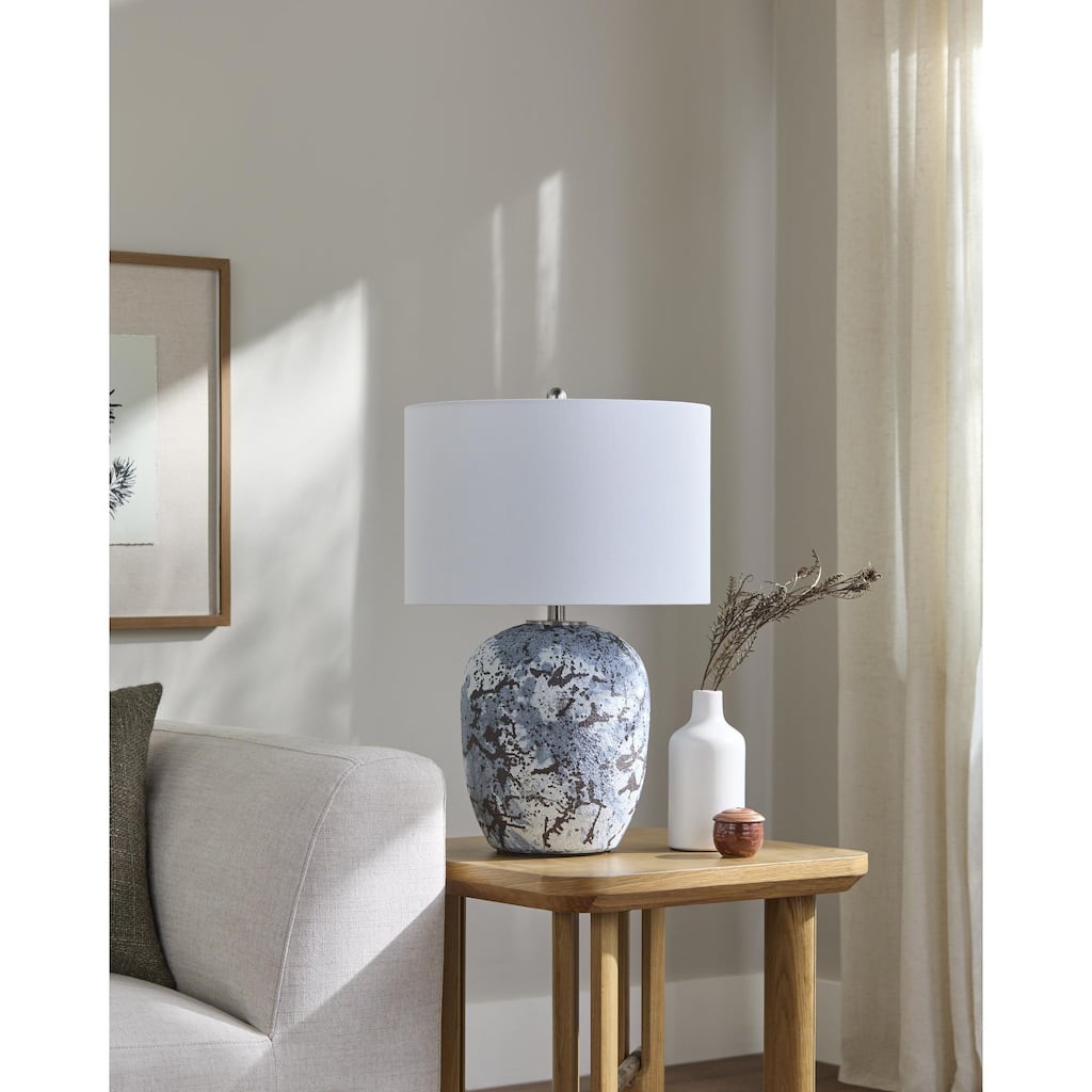 Becki Owens x Livabliss Nerina Rustic Accent Table Lamp - 26"H x 17"W x 17"D