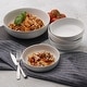 preview thumbnail 2 of 1, Everyday White 5-Piece Pasta Bowls