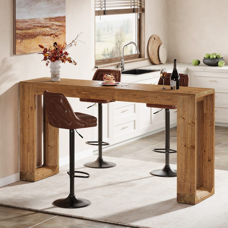 Solid Wood Bar Table