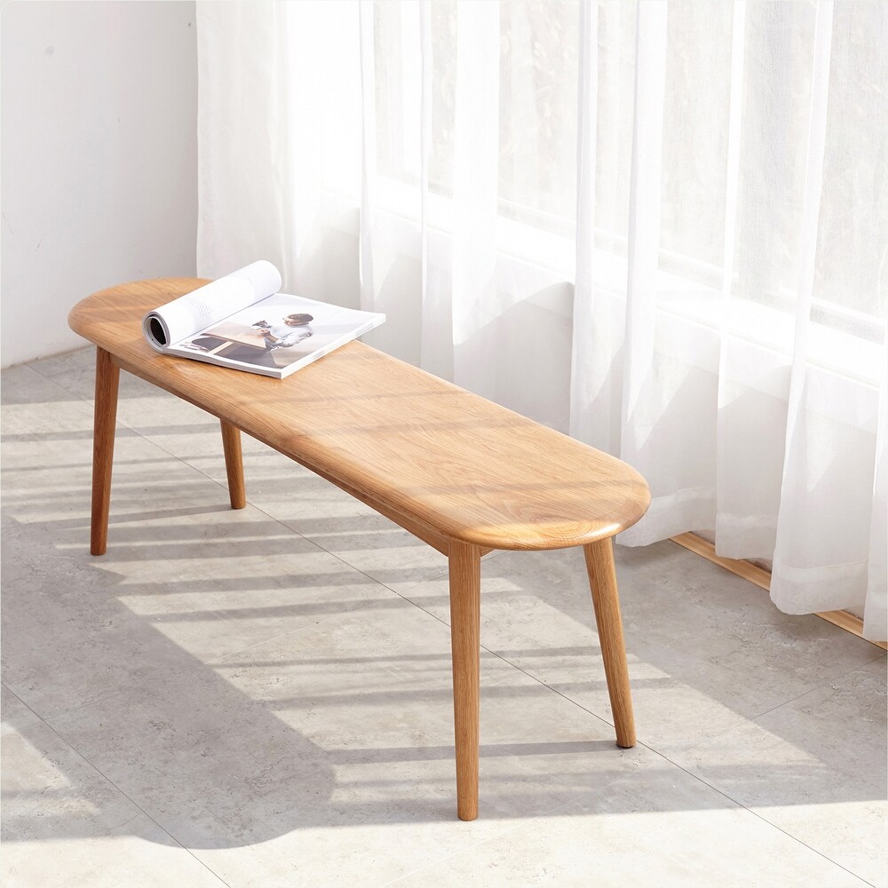 Oak sales dining benches