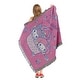 preview thumbnail 3 of 3, Sanrio My Melody Flower Basket Fun Woven Tapestry Throw Blanket