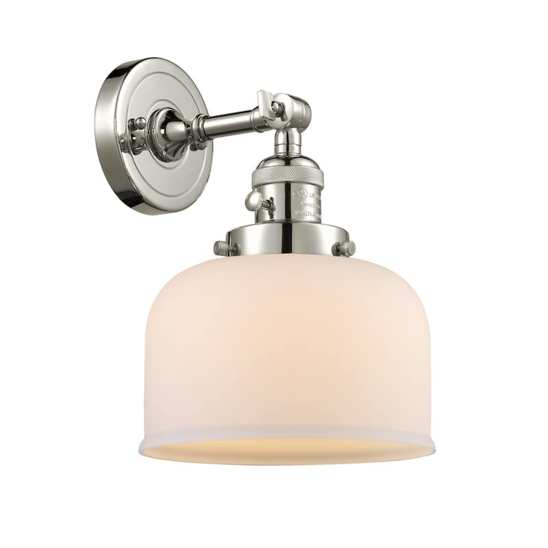 Innovations Lighting Large Bell Single Light 12" Tall Bathroom Sconce