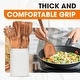 preview thumbnail 5 of 6, Cheer Collection Wooden Kitchen Utensils Set - 7 Piece