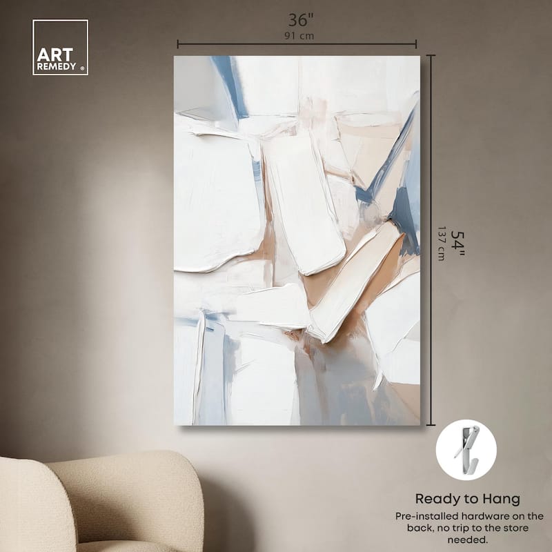 Bone and Beige II Canvas by Art Remedy, Gallery Wrapped