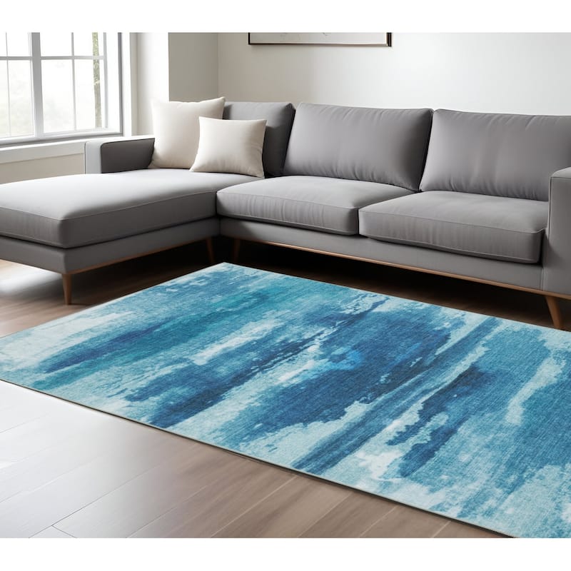 HomeRootsAbstract Modern Runner Area Rug - 120.08' X '89.76' X '0.12