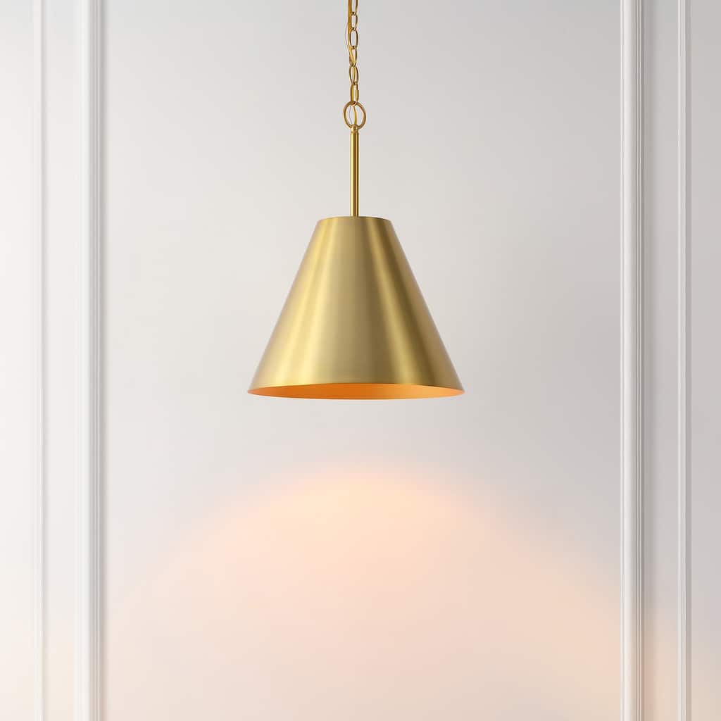 SAFAVIEH Lighting Tamilla 15" Rustic Pendant - 15" W x 15" D x 84" H - 15Wx15Dx84H