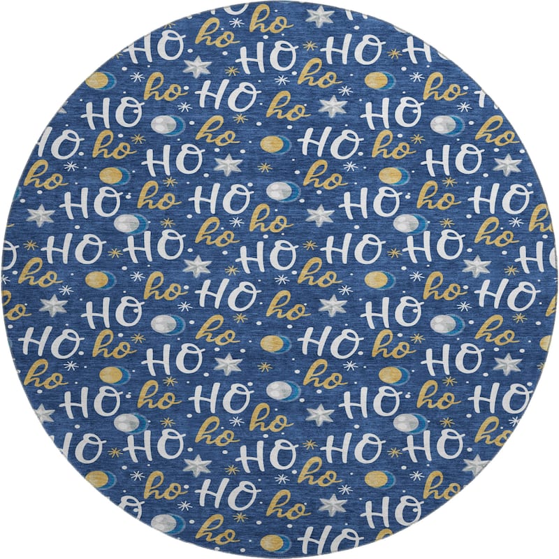 Premium Washable Super Soft Christmas Ho Ho Mayfield Rug