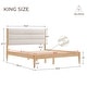 preview thumbnail 12 of 48, Spruce & Spring Mason Upholstered Platform Bed Frame with Headboard