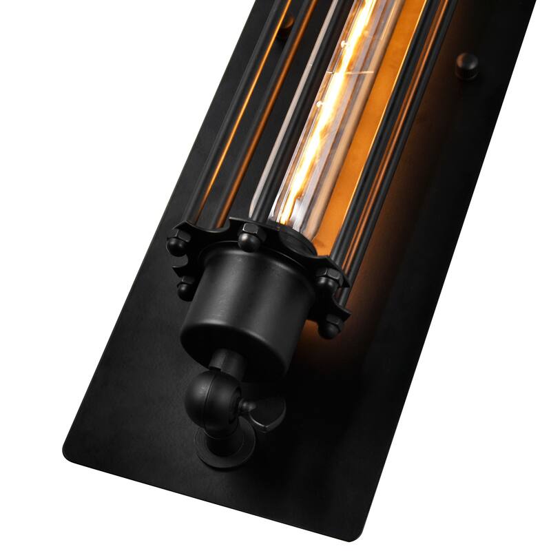 Kiera 1 Light Wall Sconce With Black Finish