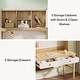 preview thumbnail 7 of 8, Industrial Kids Desk Study Writing Table with Storage for Children
