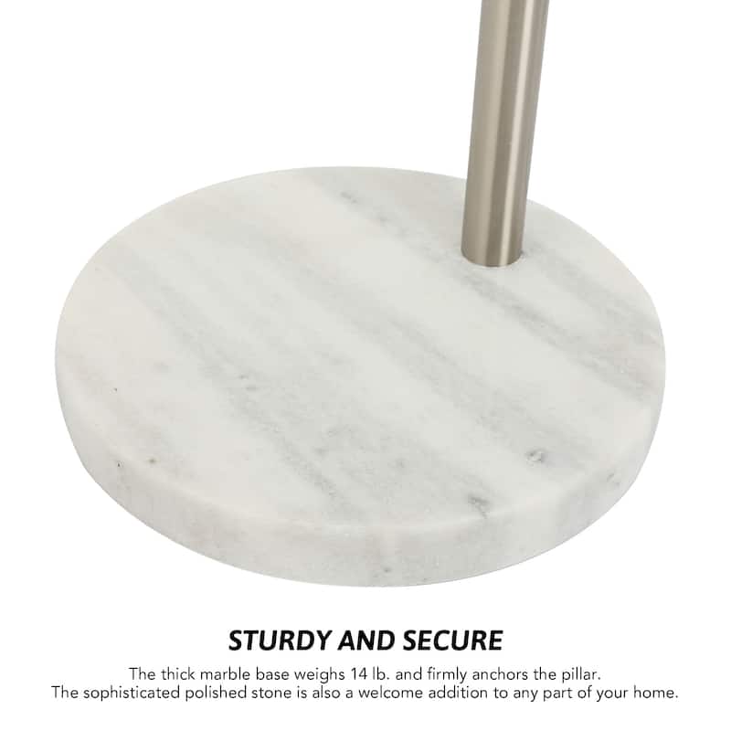 69" Modern Arching Floor Lamp with Rotatable Lamp Shade and LED Bulb