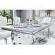 preview thumbnail 7 of 5, 72 inch Rectangular Dining Table with U-Shaped Base
