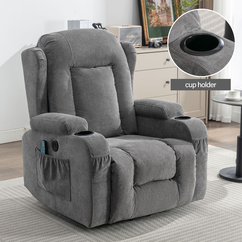 Power Lift Recliner Chair Recliners with Heat and Massage Recliner Chair