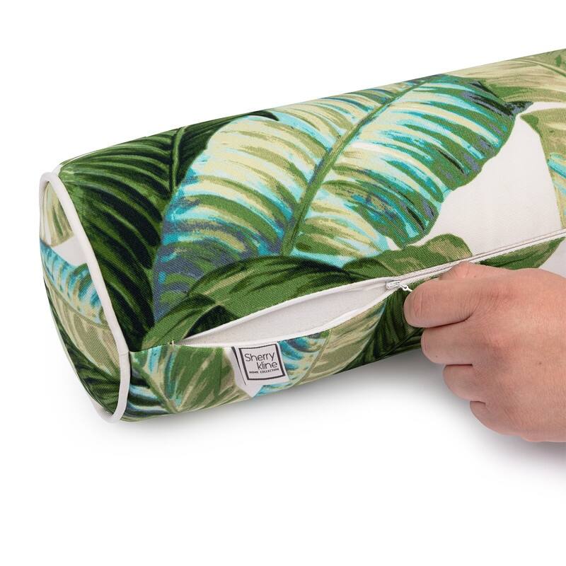 Sherry Kline Tropical Leaves Indoor/Outdoor Cushions & Pillows