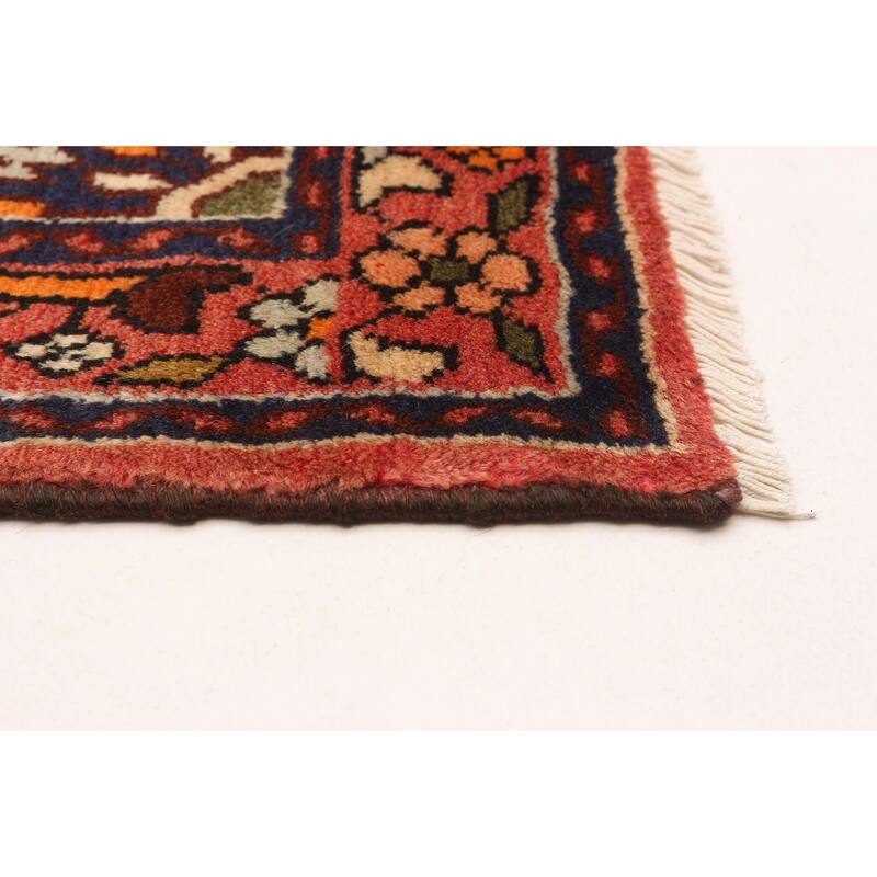 ECARPETGALLERY Hand-knotted Andelz Red Wool Rug - 3'4 x 4'9