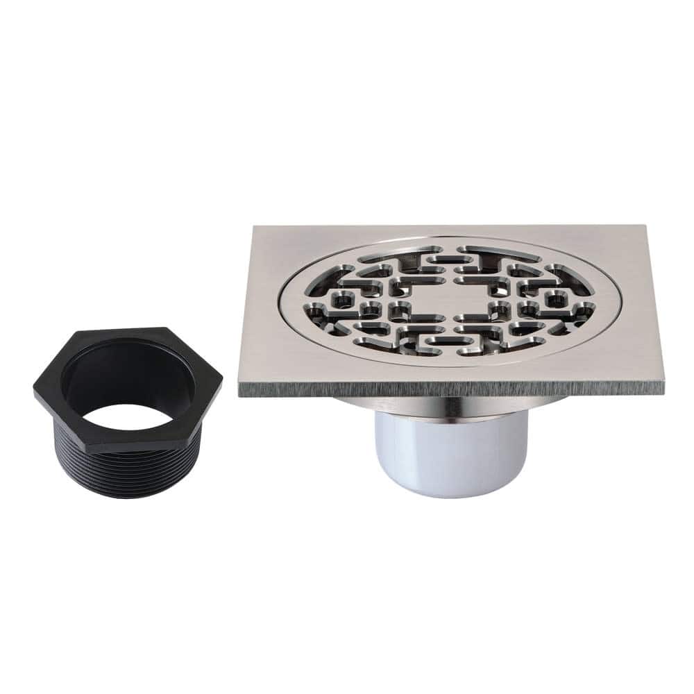 Kingston Brass BSF4272 Watercourse 3-15/16" Square Shower Drain