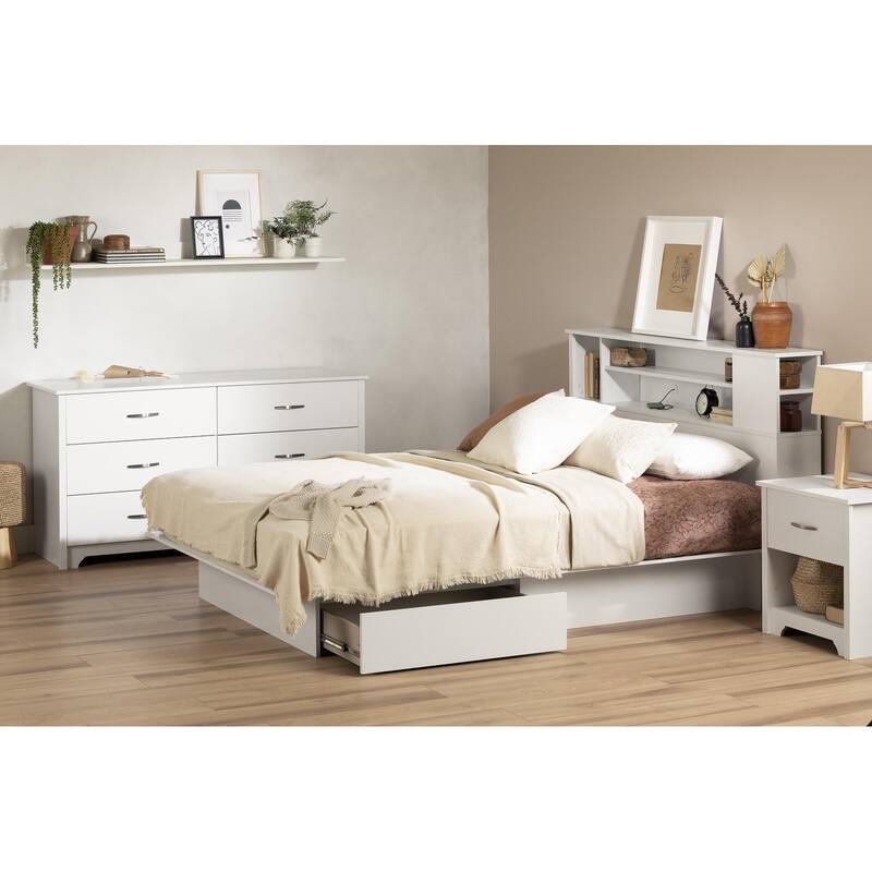 South Shore Fusion 2-Drawer Platform bed