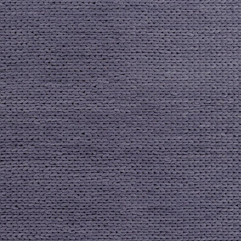 Hand Woven Yale Contemporary Solid Braided New Zealand Wool Area Rug