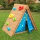 preview thumbnail 7 of 9, A-Frame Wooden Hideaway & Climber Toddler Climbing Toy