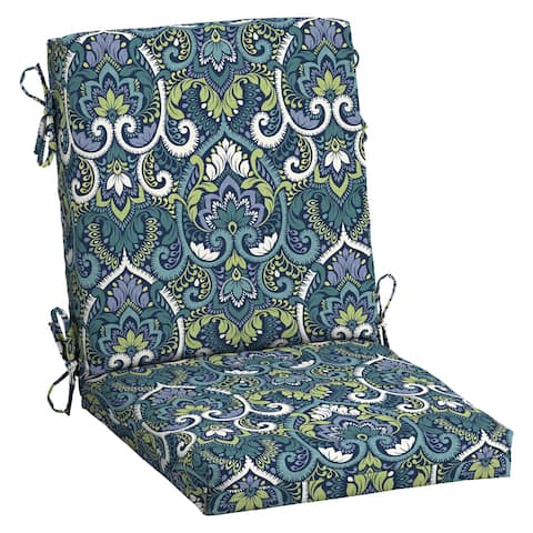Arden Selections Aurora Damask Outdoor Dining Chair Cushion