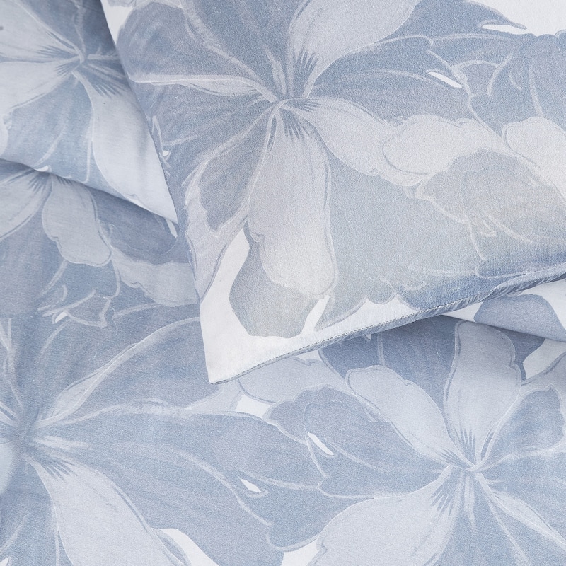 Vince Camuto Organic Floral 3 Piece Duvet Cover Set