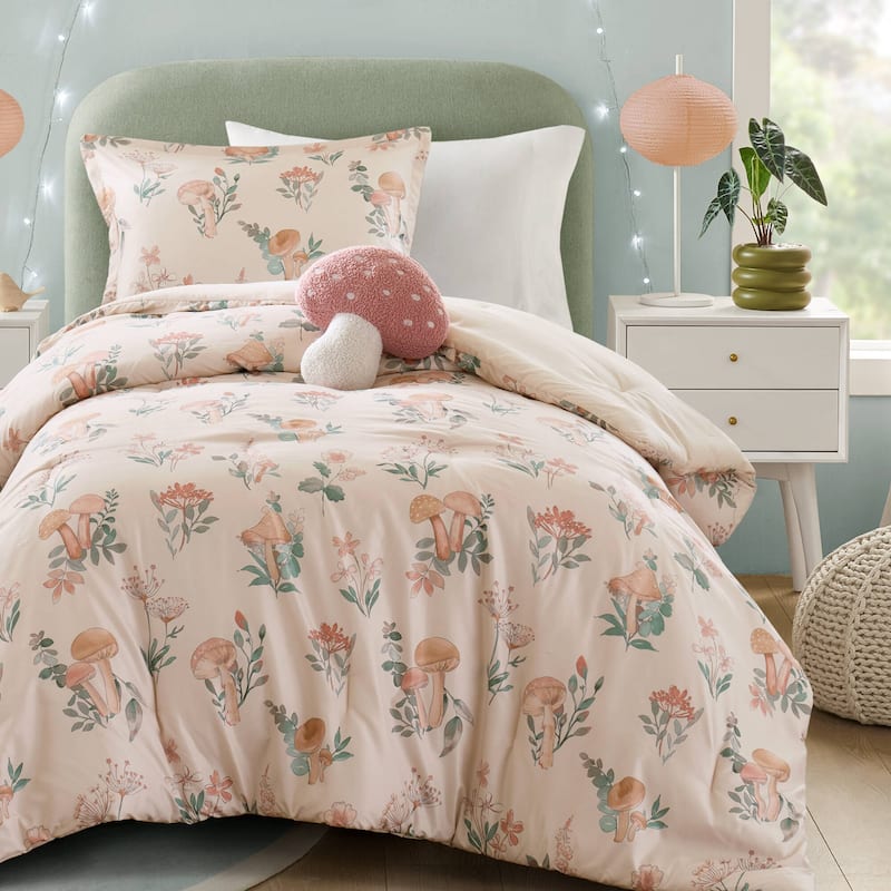 Intelligent Design Brynn Mushroom Garden Comforter Set
