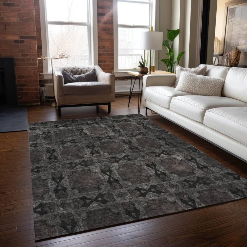 Alriso Botanic Elegance Weather Resistant Timeless Fusion Outdoor Rug