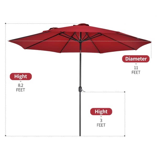 11 FT Patio Umbrella without Base Bed Bath & Beyond 33583094