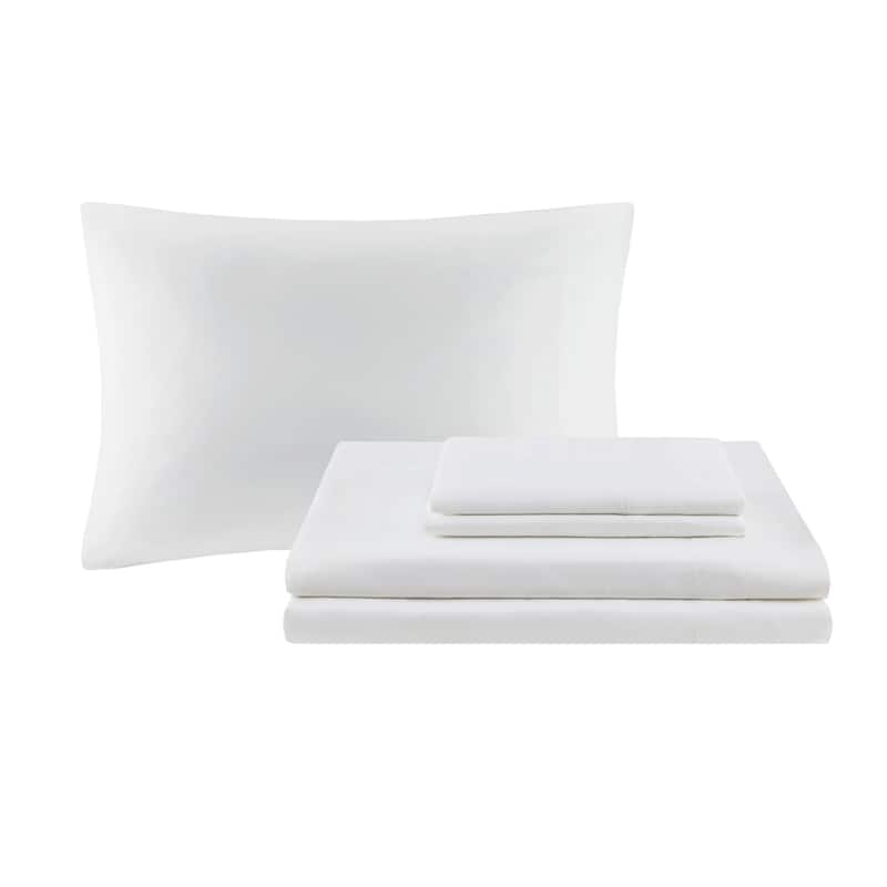 Madison Park Essentials Loretta 24-Piece Room in a Bag with Window Panels and Sheet Set