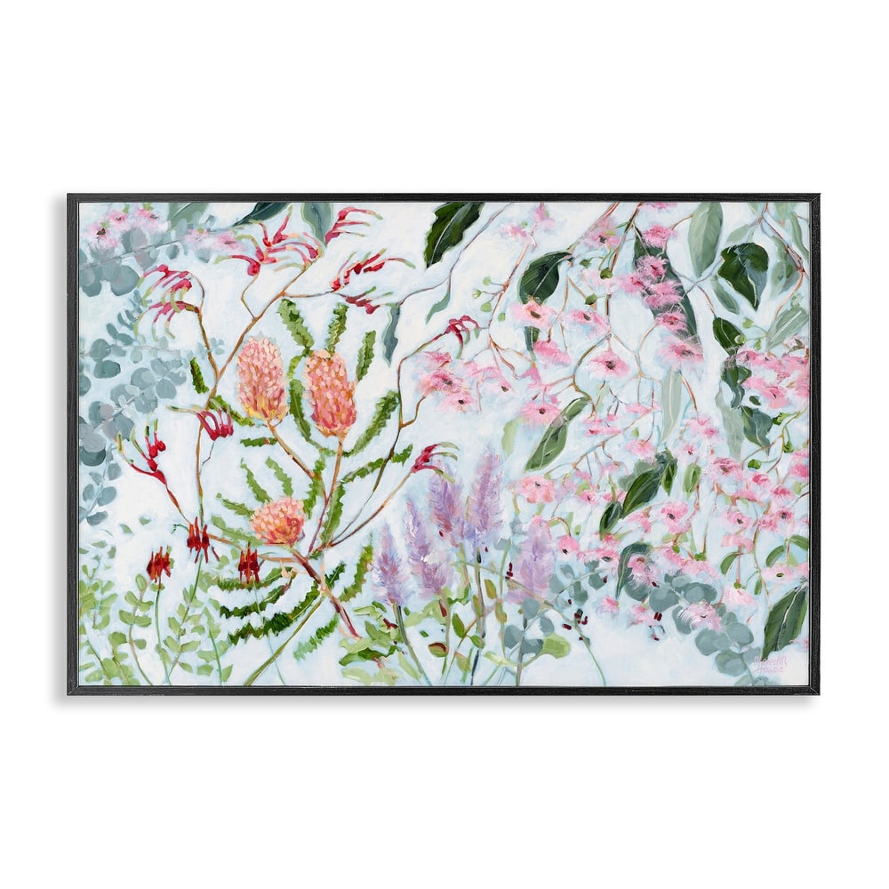Stupell Elegant Garden Flowers Framed Giclee Art Design By Meredith Howse