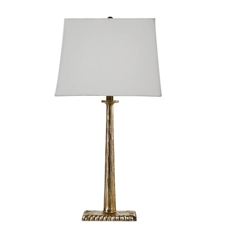 Skye 28" Table Lamp with Linen Shade, Brass